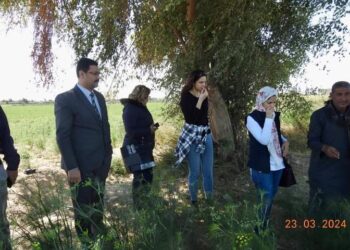 الايفاد أثناء زيارة زراعة المنيا