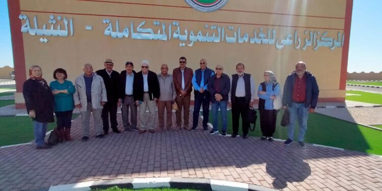 لجنة الحكماء بمركز بحوث الصحراء تتفقد أنشطة التنمية الزراعية بسيناء 1 لجنة الحكماء