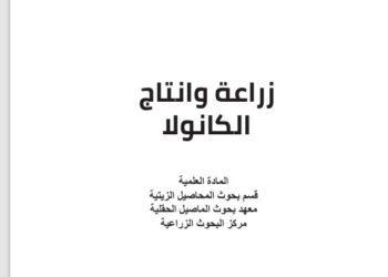 زراعة وإنتاج الكانولا