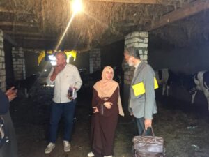 الفرق الإرشاردية تتابع الثروة الحيوانية ببئر العبد