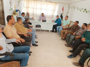 زراعة دمياط تقوم بالمرور على زراعات القمح .. وتبدأ تطهير المساقي وتنقية الحيازات الزراعية 16 كفر سعد