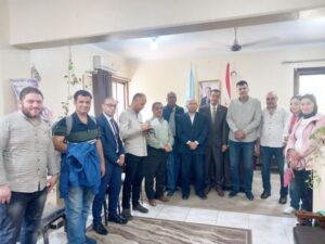 وفد الإيفاد يزور زراعة أسيوط