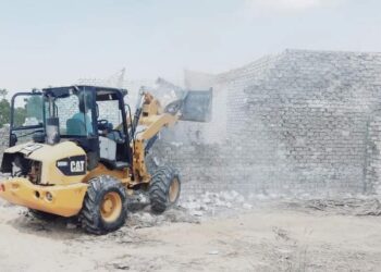 إزالة التعديات بزراعة الإسماعيلية