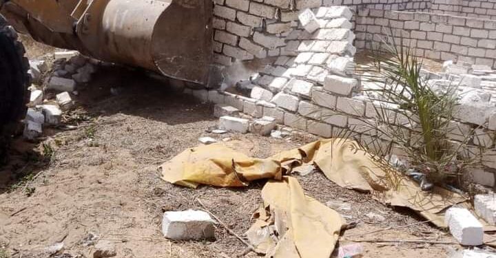 زراعة الإسماعيلية تزيل حالات تعدي