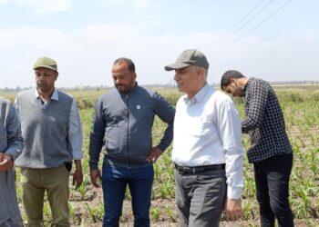 الدكتور أيمن عبد العال يتفقد محطة البحوث الزراعية بسدس