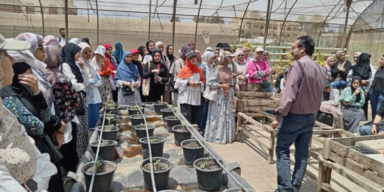 المركزى للمناخ الزراعى ينظم برنامج تدريبى لطلاب كليات الزراعة 