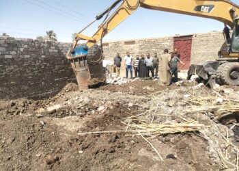 إزالة التعديات بزراعة أسيوط