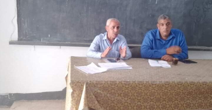 زراعة بني سويف تتابع تحديث منظومة كارت الفلاح بالجمعيات الزراعية 1 اجتماع زراعة بني سويف