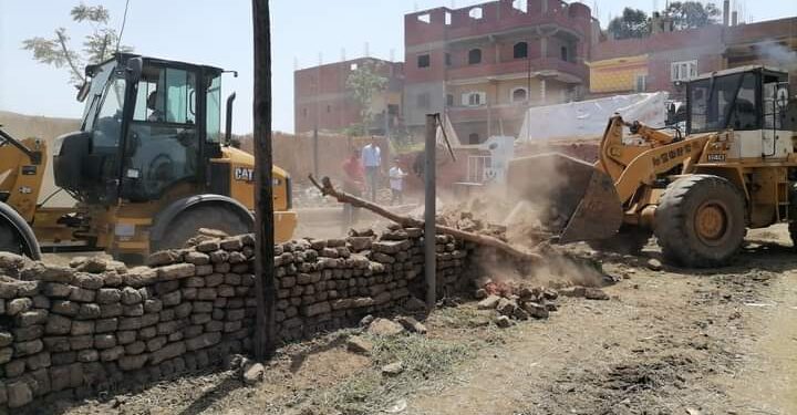 زراعة المنوفية تزيل 5 حالات تعدي علي الأراضي الزراعية 1 زراعة المنوفية