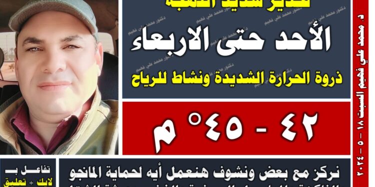 8 توصيات للمحاصيل لمواجهة موجة الحرارة الشديدة 1 8 توصيات للمحاصيل لمواجهة موجة الحرارة الشديدة