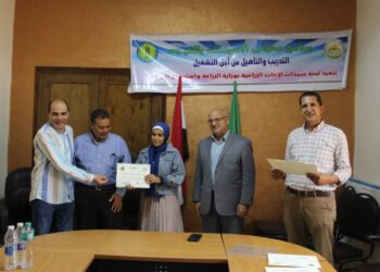 زراعة الفيوم تنفيذ دورة لمطبقي المبيدات