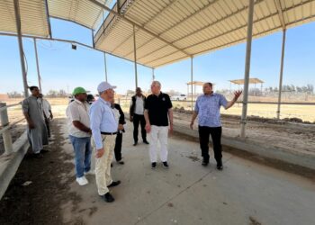 “القصير” يزور مزرعة الإنتاج الحيواني التابعة للإدارة المركزية للمحطات البحثية بالعامرية