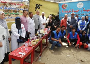 قافلة بيطرية مجانية لقرى كفر الشيخ 