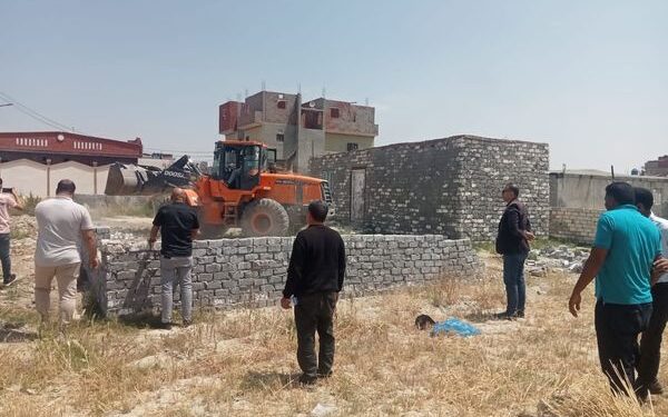 مديرية زراعة الإسماعيلية تزيل التعديات