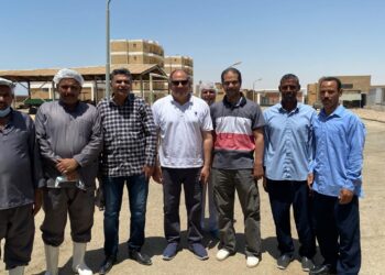 رئيس مركز البحوث الزراعية يتفقد مشروع إنتاج  البيض الخالي من المسببات المرضية بالفيوم