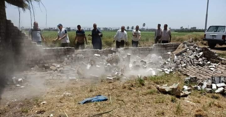 زراعة أسيوط تقوم بالمرور على زراعات الفول الصويا..وتزيل حالة تعدي 1 زراعة أسيوط تزيل حالة تعدي بمركز صدفا