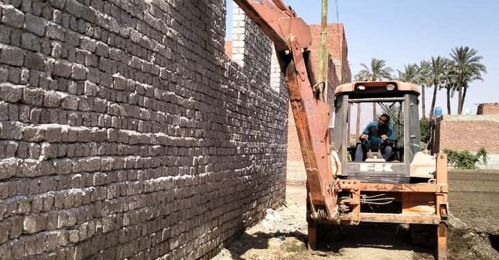 زراعة الجيزة تزيل 53 حالة تعدي