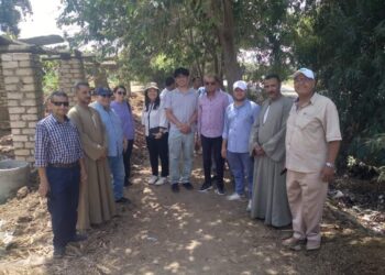 وفد ياباني لتطوير نظم الرى الحديث يزور مديرية زراعة بني سويف