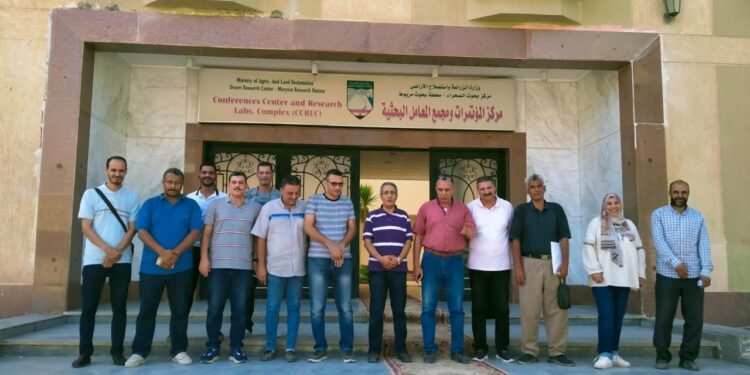 زيارة تفقدية لمحطة مريوط التابعة لمركز بحوث الصحراء لمتابعة سير العمل 1 مريوط