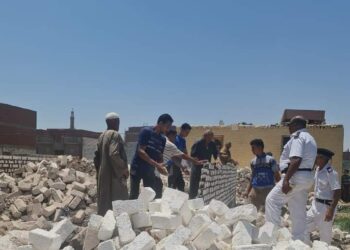 زراعة الفيوم تقوم بحملة لإزالة التعديات