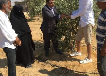 فريق إرشادي ريفي بمديرية زراعة شمال سيناء