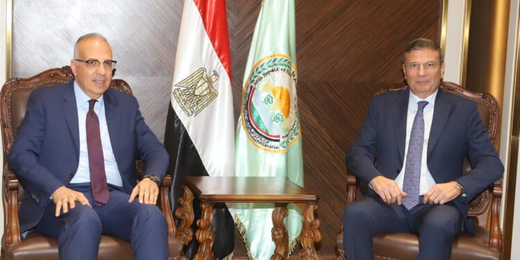 وزير الزراعة يستقبل وزير الري ورئيس جامعة سوهاج 1 وزير الزراعة