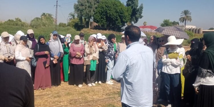 المركزي لبحوث الحشائش يدرب 150 طالب وطالبة من كلية الزراعة جامعة سوهاج 1 بحوث الحشائش