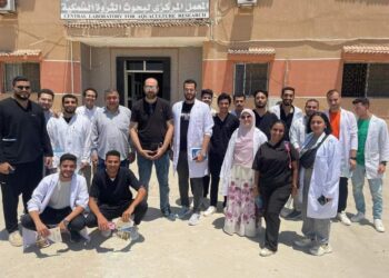 بحوث الثروة السمكية يقوم بتدريب طلاب بيطري