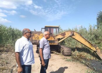 زراعة الإسكندرية تقوم بتطهير المساقي والمصارف