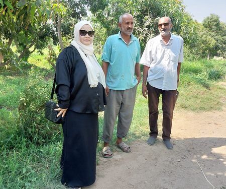 «زراعة السويس» تنفذ فريق إرشادي لمحاصيل الذرة والسمسم النخيل والمانجو 1 زراعة السويس تتابع زراعات السمسم والذرة والنخيل بجمعية الشلوفة