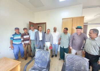 وكيل زراعة أسيوط يتفقد مجمع الخدمات الزراعية بقرية العونة