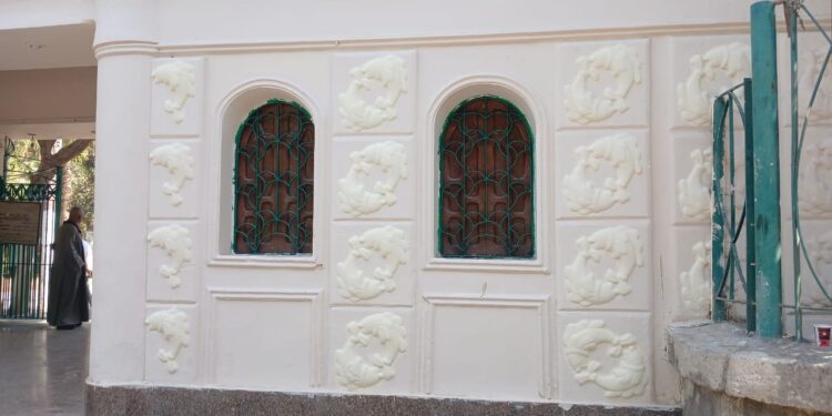 الزراعة توضح حقيقة صورة دهانات وتجميل بوابة حديقة الأسماك بالجبلاية 1 حديقة الأسماك