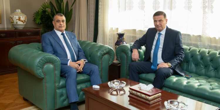 وزيرا «الزراعة»و «الإنتاج الحربي»يبحثان الموقف التنفيذي لمشروعات التعاون المشترك 1 وزيرا «الزراعة»و «الإنتاج الحربي»