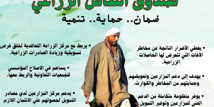 «الزراعة» : صندوق التكافل الزراعي يستهدف دعم صغار المزارعين 1 صندوق التكافل الزراعي