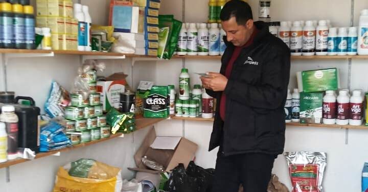 «زراعة البحيرة»: ضبط 767 عبوة مبيدات ومخصبات غير مسجلة ومنتهية الصلاحية بالدلنجات 1 زراعة البحيرة