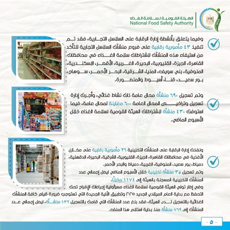 ١٤٨ ألف طن إجمالي صادرات مصر الزراعية خلال أسبوع