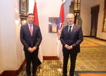 نيابة عن رئيس مجلس الوزراء، وزير الزراعة يشارك في اليوم الوطنى لجمهورية صربيا