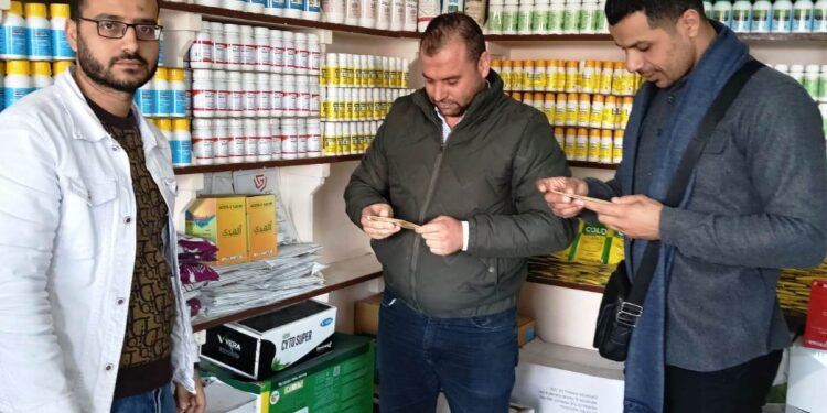 «ِزراعة البحيرة»:ضبط 1772 عبوة مبيدات ومخصبات مجهولة و86 شيكارة كيماوي مدعم 1 زراعة البحيرة