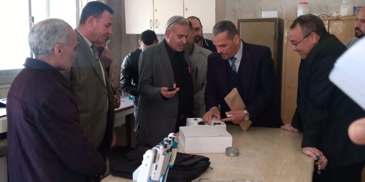 زيارة تفقدية لمدير معهد تكنولوجيا الأغذية لفرع المعهد بسخا 1 تكنولوجيا الأغذية