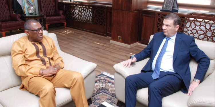 وزير الزراعة وسفير سيراليون في القاهرة يبحثان التعاون في مجال استنباط التقاوي 1 وزير الزراعة