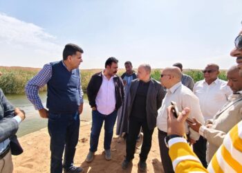 المدير التنفيذي لمشروعات التنمية الزراعية المستدامة يتفقد العمل في سحارة الحكمة