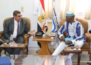 زيارة تفقدية لوفد جامعة نازي بوني بجمهورية بوركينا فاسو للمركزي لبحوث الثروة السمكية لبحث سبل التعاون