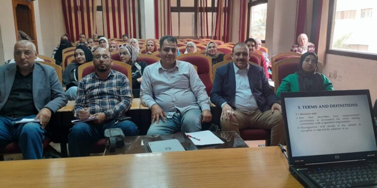 تكنولوجيا الأغذية ينظم برنامج تدريبى بعنوان نظام متطلبات كفاءة معامل الاختبار والمعايرة 1 تكنولوجيا الأغذية