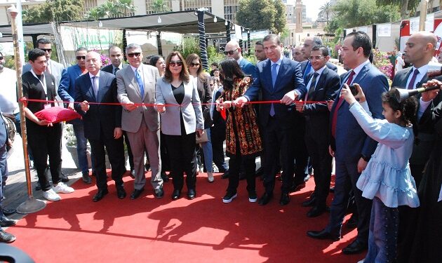 وزراء التضامن الاجتماعي والزراعة والتنمية المحلية يفتتحون معرض ديارنا زهور الربيع 1 معرض ديارنا زهور الربيع