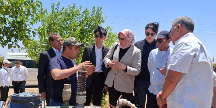 الوفد الحكومي الأوزبكي يتفقد بعض المشروعات الزراعية والبحثية في مصر 1 الوفد الحكومي الأوزبكي