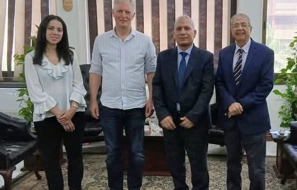 وفد ألماني يزور البحوث الزراعية لبحث سبل التعاون في مجال معالجة المياه وإعادة استخدامها 1 وفد ألماني يزور البحوث الزراعية لبحث سبل التعاون في مجال معالجة المياه وإعادة استخدامها