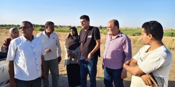 رئيس تحسين الأراضي يتابع جهود دعم مزارعي أسوان 2 تحسين الأراضي