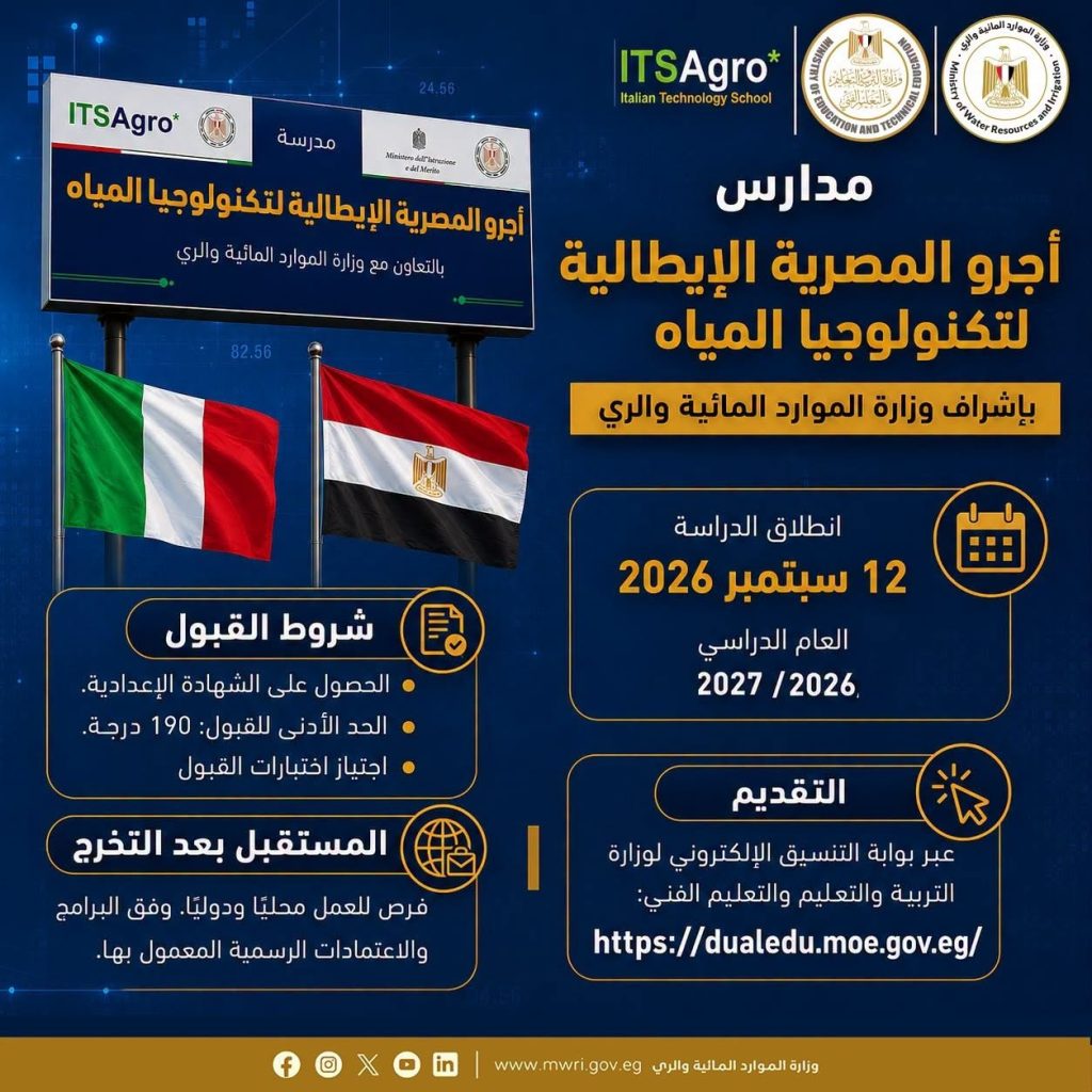 مدارس أجرو المصرية الإيطالية لتكنولوجيا المياه