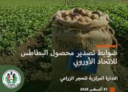 ضوابط تصدير البطاطس