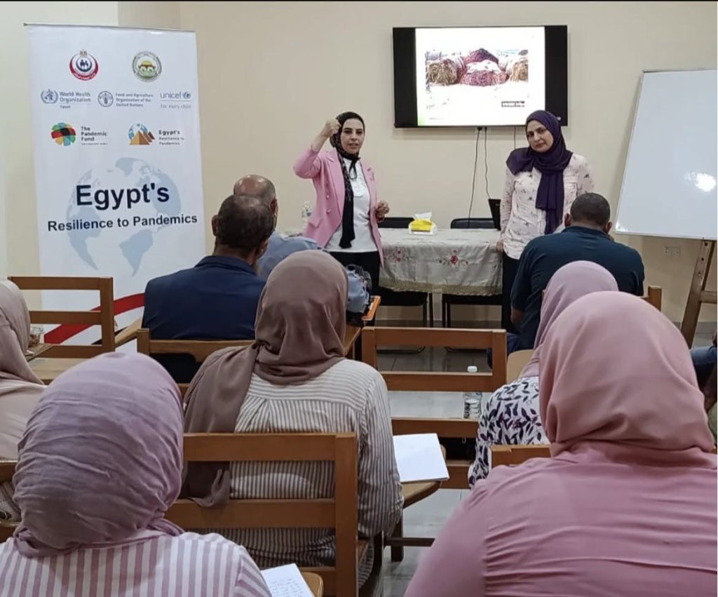 الكشف المبكر عن الأمراض الحيوانية في ورشة عمل للفاو بالإسماعيلية 12 الكشف المبكر عن الأمراض الحيوانية